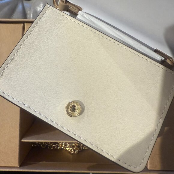 coach Boxed Mini Wallet On A Chain With Star Print cw963 - Picture 5 of 6